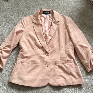 Peach Forever 21 Blazer